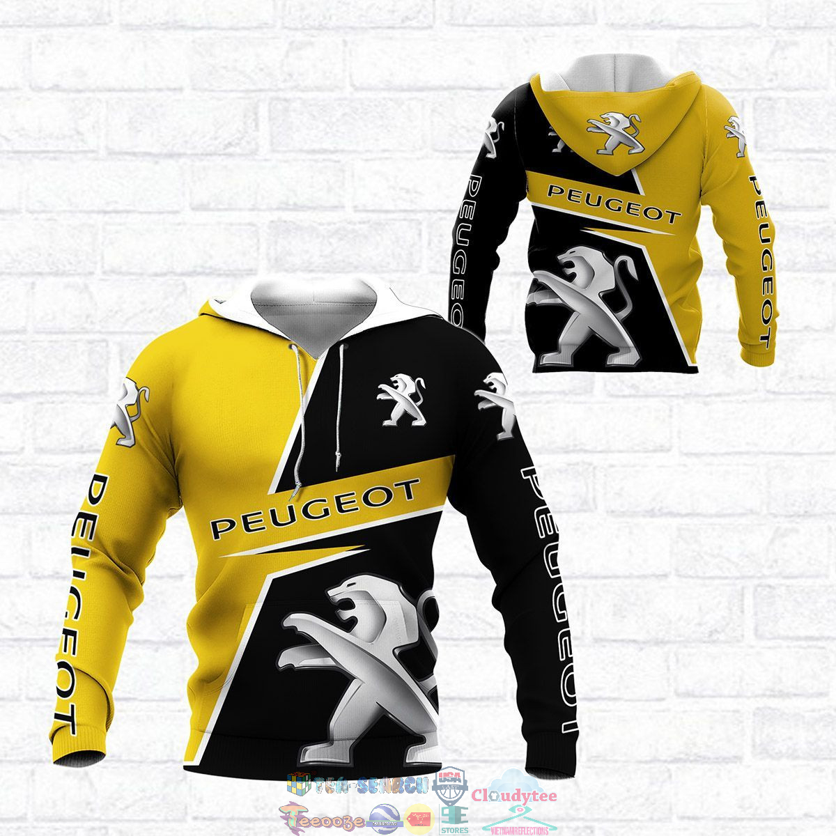 Peugeot ver 3 3D hoodie and t-shirt- Saleoff