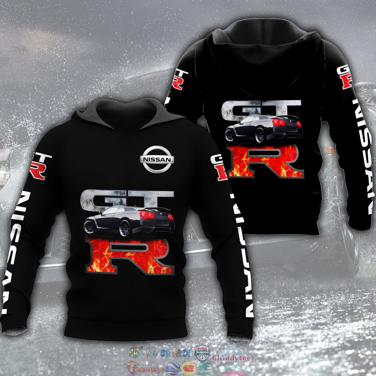 Nissan GTR ver 1 3D hoodie and t-shirt – Saleoff