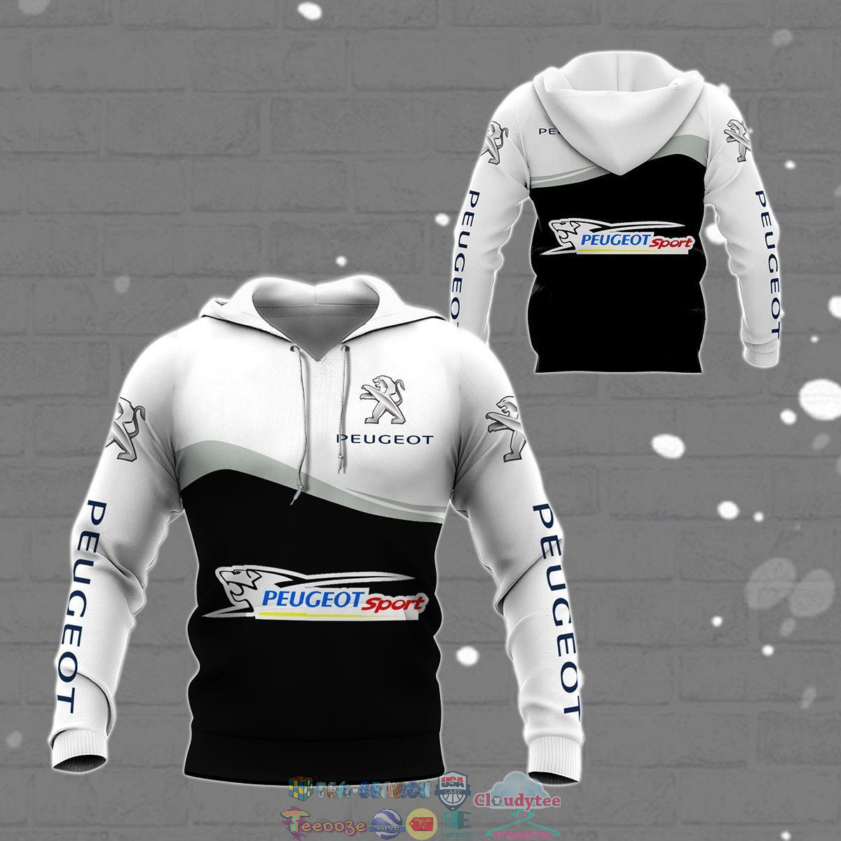 Peugeot Sport ver 2 3D hoodie and t-shirt- Saleoff