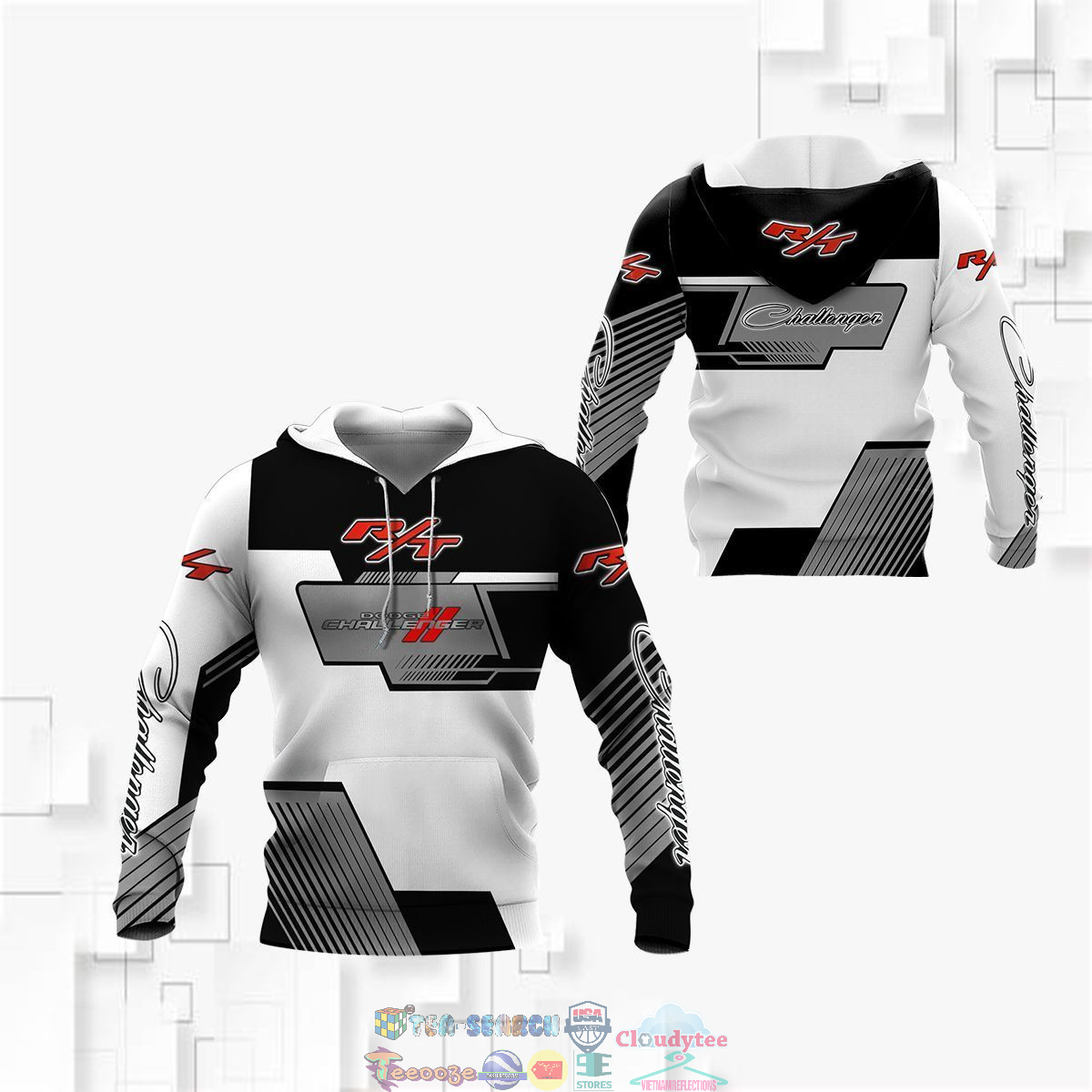 Dodge Challenger ver 9 3D hoodie and t-shirt – Saleoff