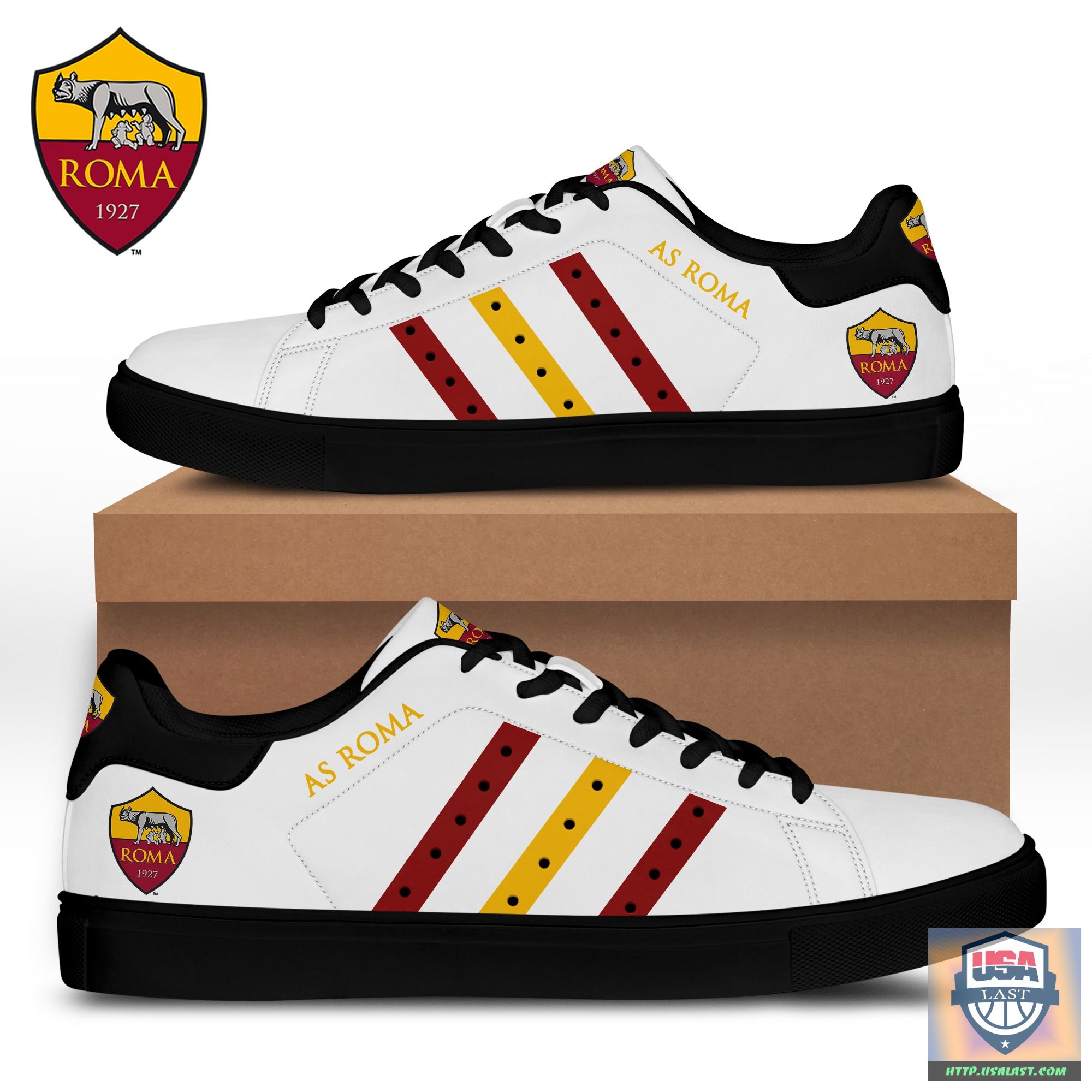 A.S. Roma Stan Smith Shoes 2022 Ver4 – Usalast