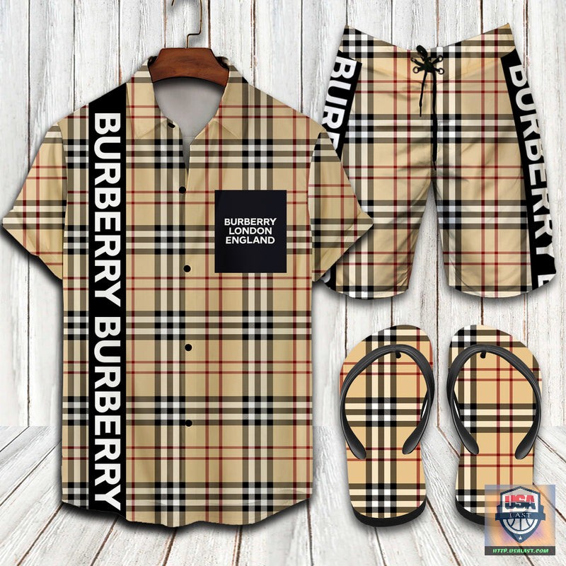 Burberry Combo Hawaiian Shirt, Short 2022 – Usalast