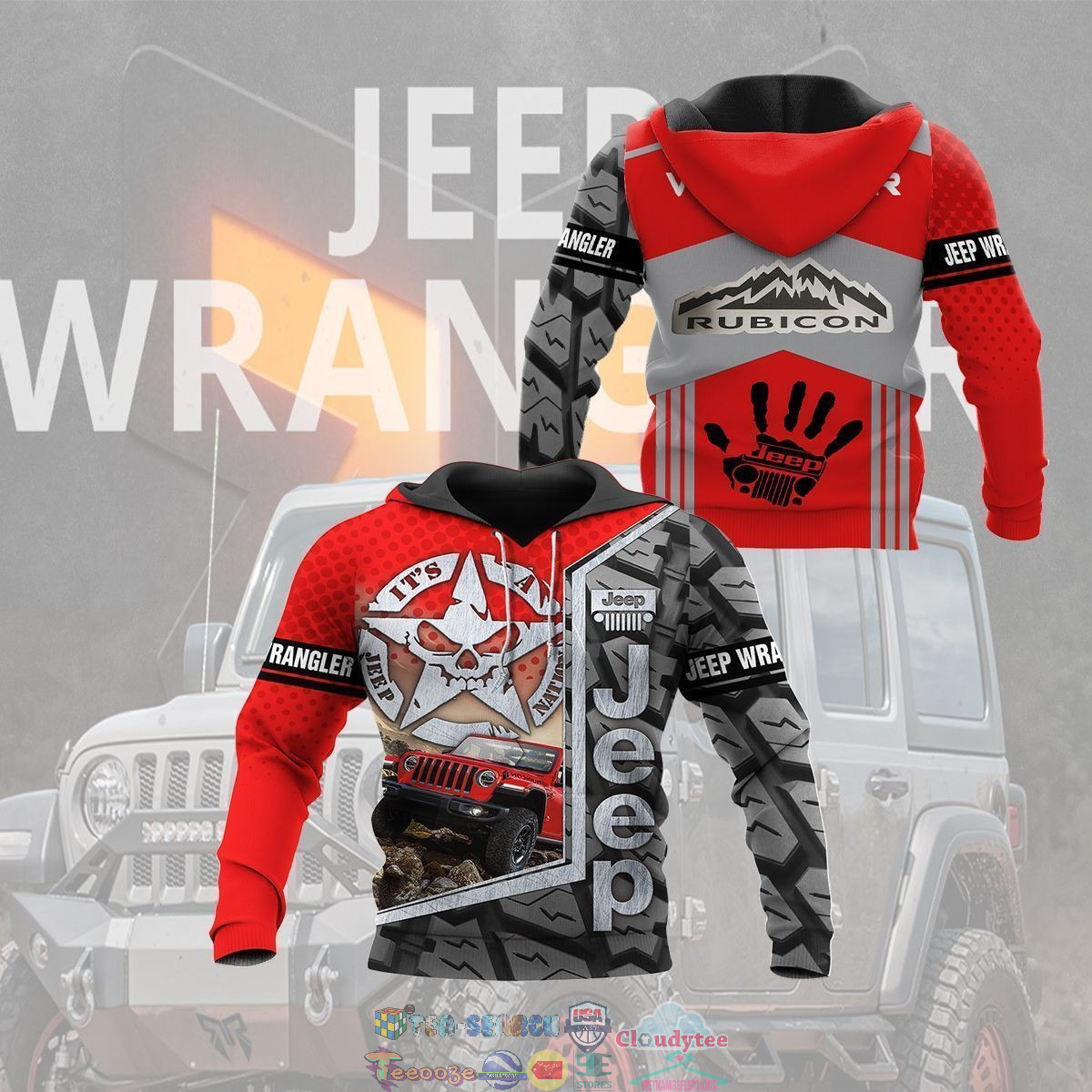 Jeep Wrangler ver 11 3D hoodie and t-shirt – Saleoff