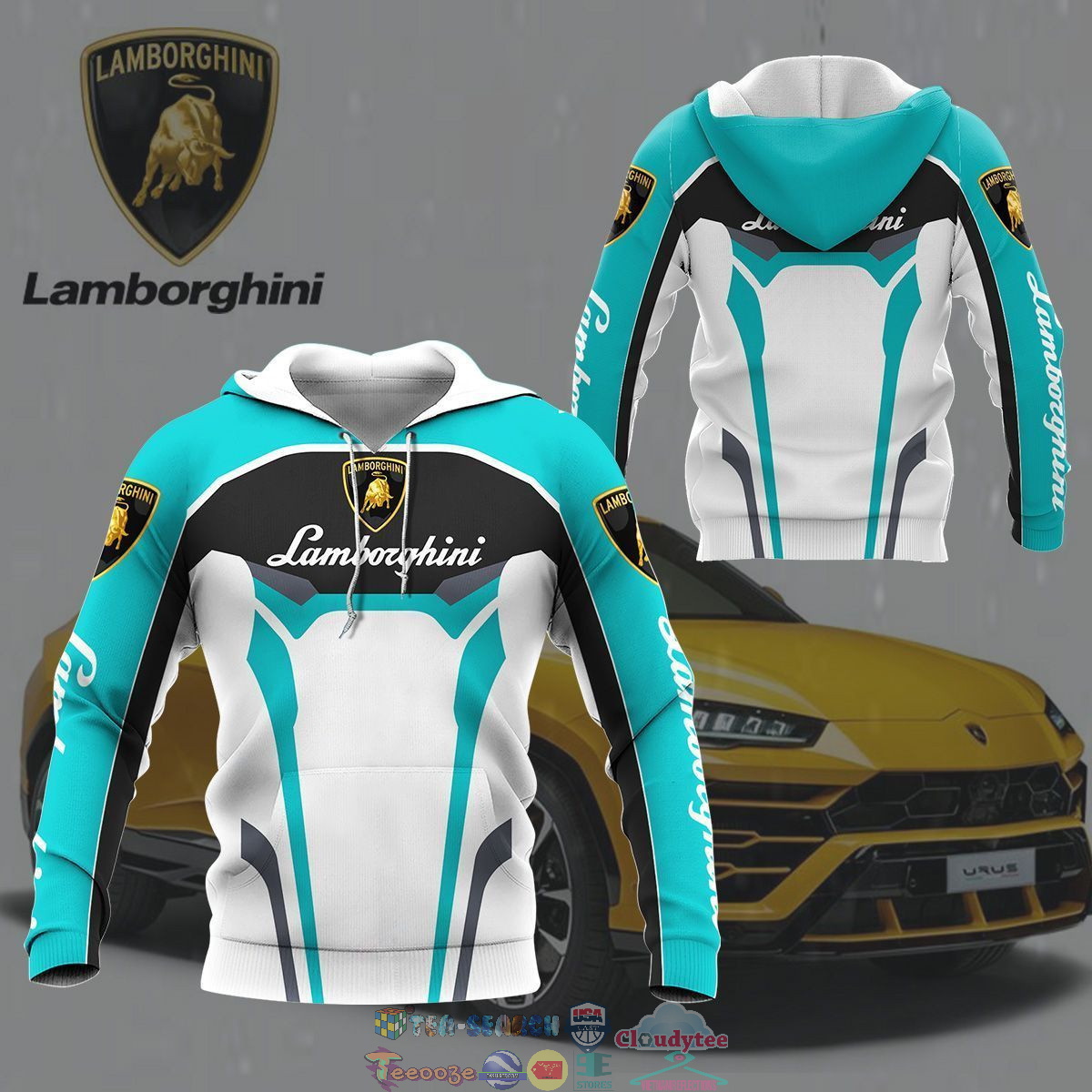Lamborghini ver 1 3D hoodie and t-shirt – Saleoff