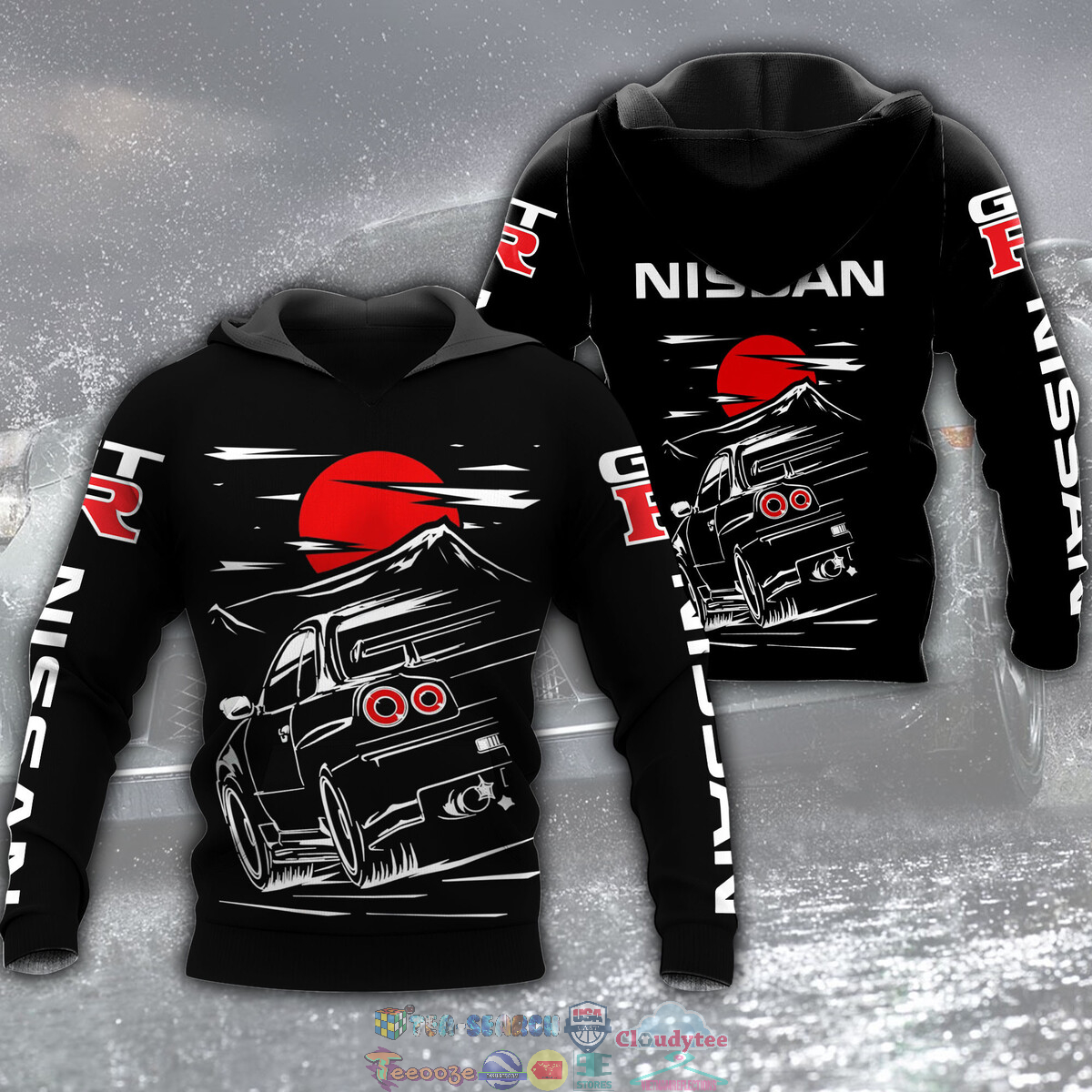 Nissan GTR ver 2 3D hoodie and t-shirt – Saleoff