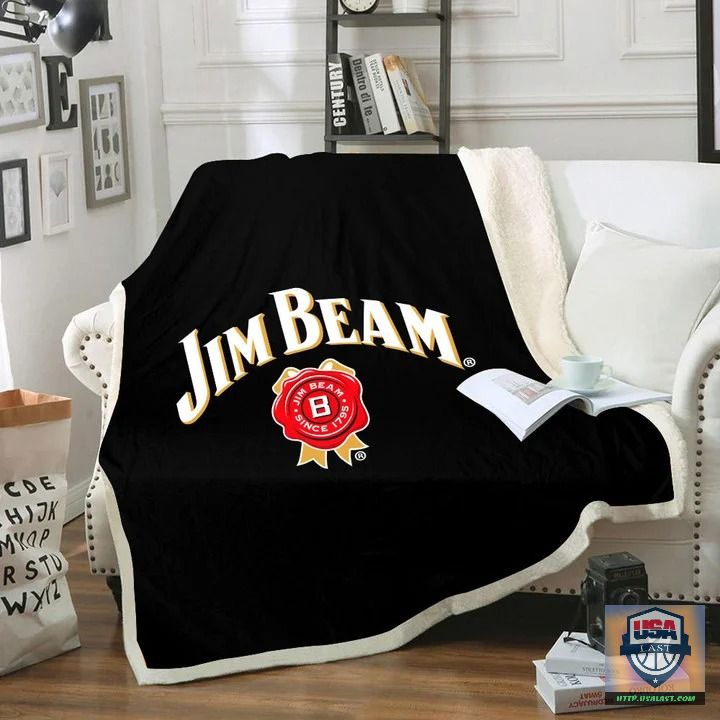 Jim Beam Bourbon Soft Blanket, Woven Blanket – Usalast