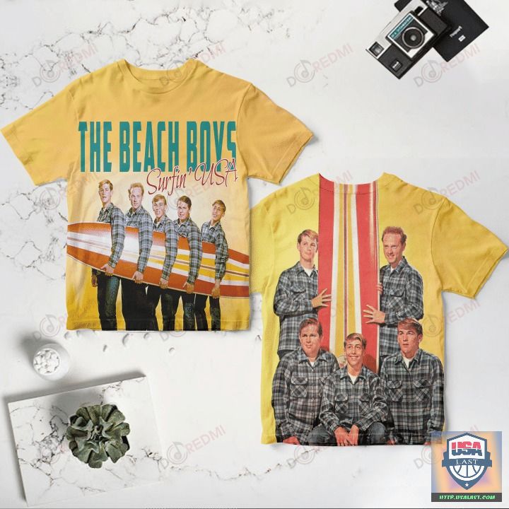 The Beach Boys Surfin USA Song Cover 3D T-Shirt – Usalast