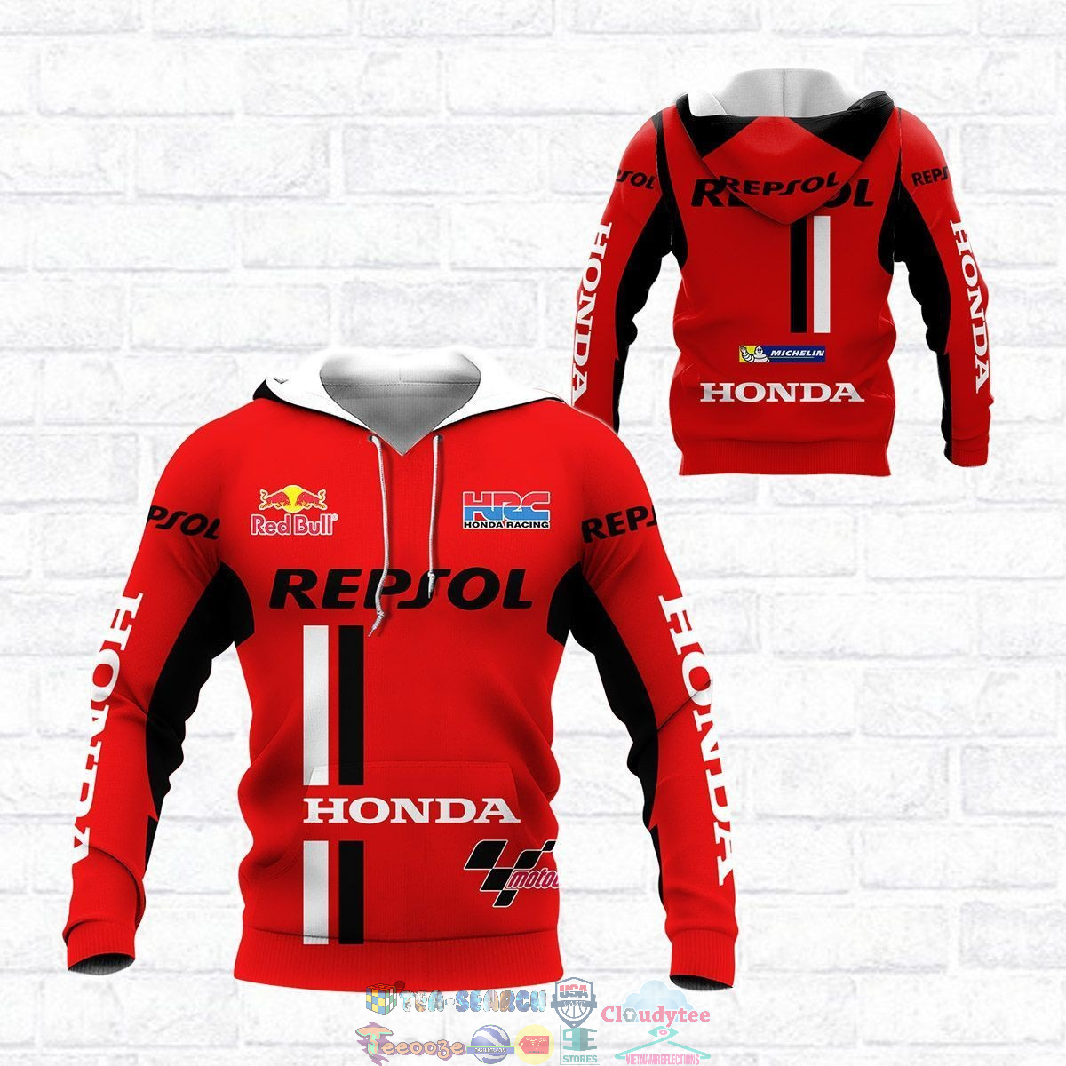 Repsol Honda ver 12 3D hoodie and t-shirt – Saleoff