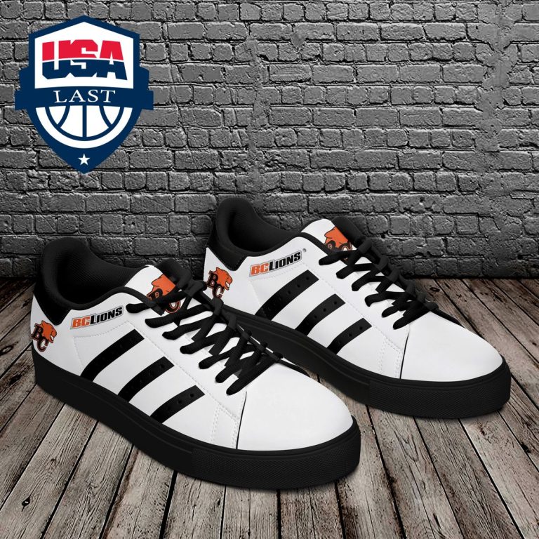 BC Lions Black Stripes Stan Smith Low Top Shoes - Lovely smile