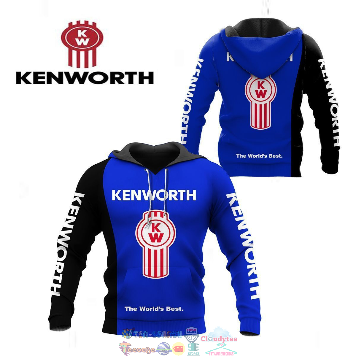 Kenworth ver 2 3D hoodie and t-shirt – Saleoff