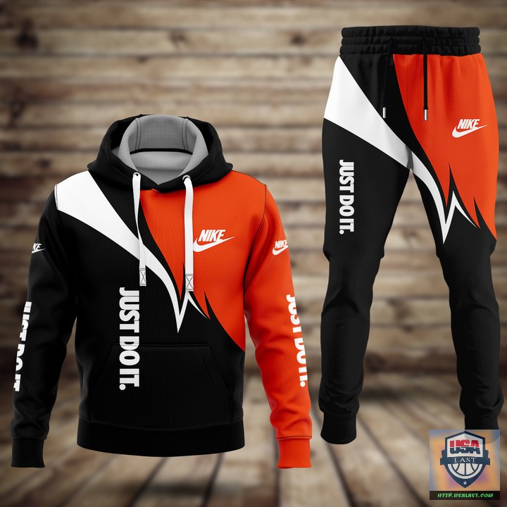 Nike Just Do It Red Hoodie Jogger Pants 51 – Usalast
