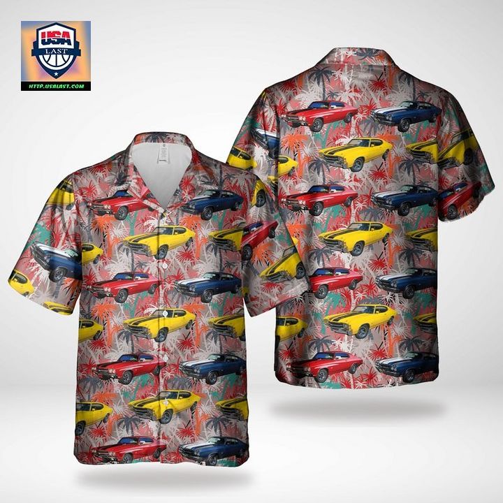 Chevrolet Chevelle Hawaiian Shirt - Radiant and glowing Pic dear