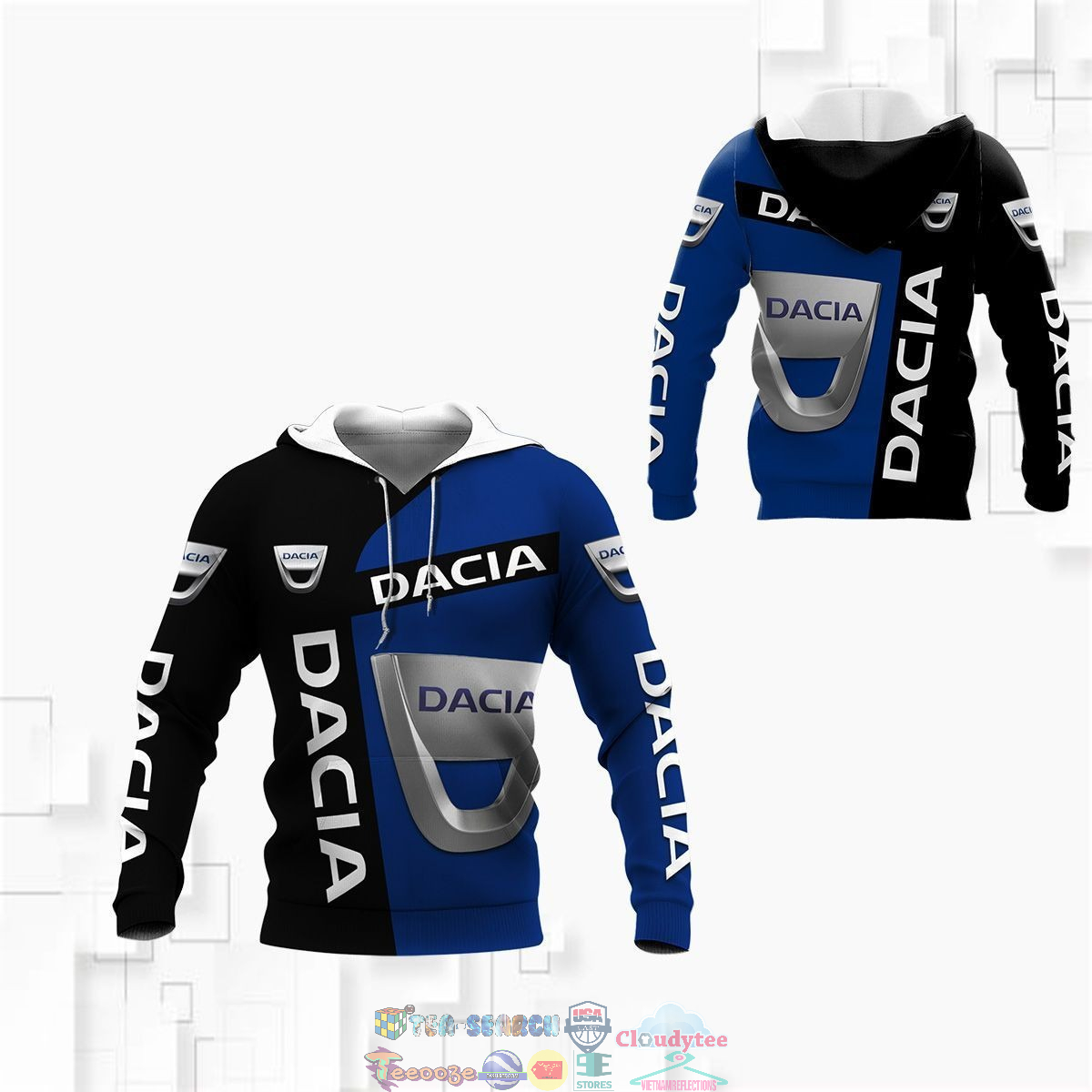 Automobile Dacia ver 7 3D hoodie and t-shirt – Saleoff