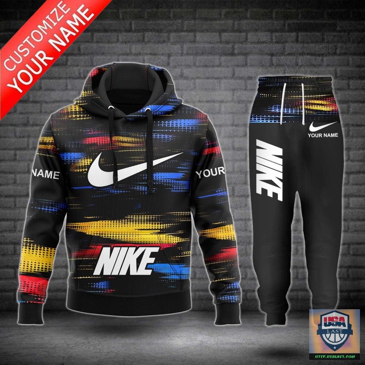 Nike Multicolors Personalized Hoodie Jogger Pants 14 – Usalast