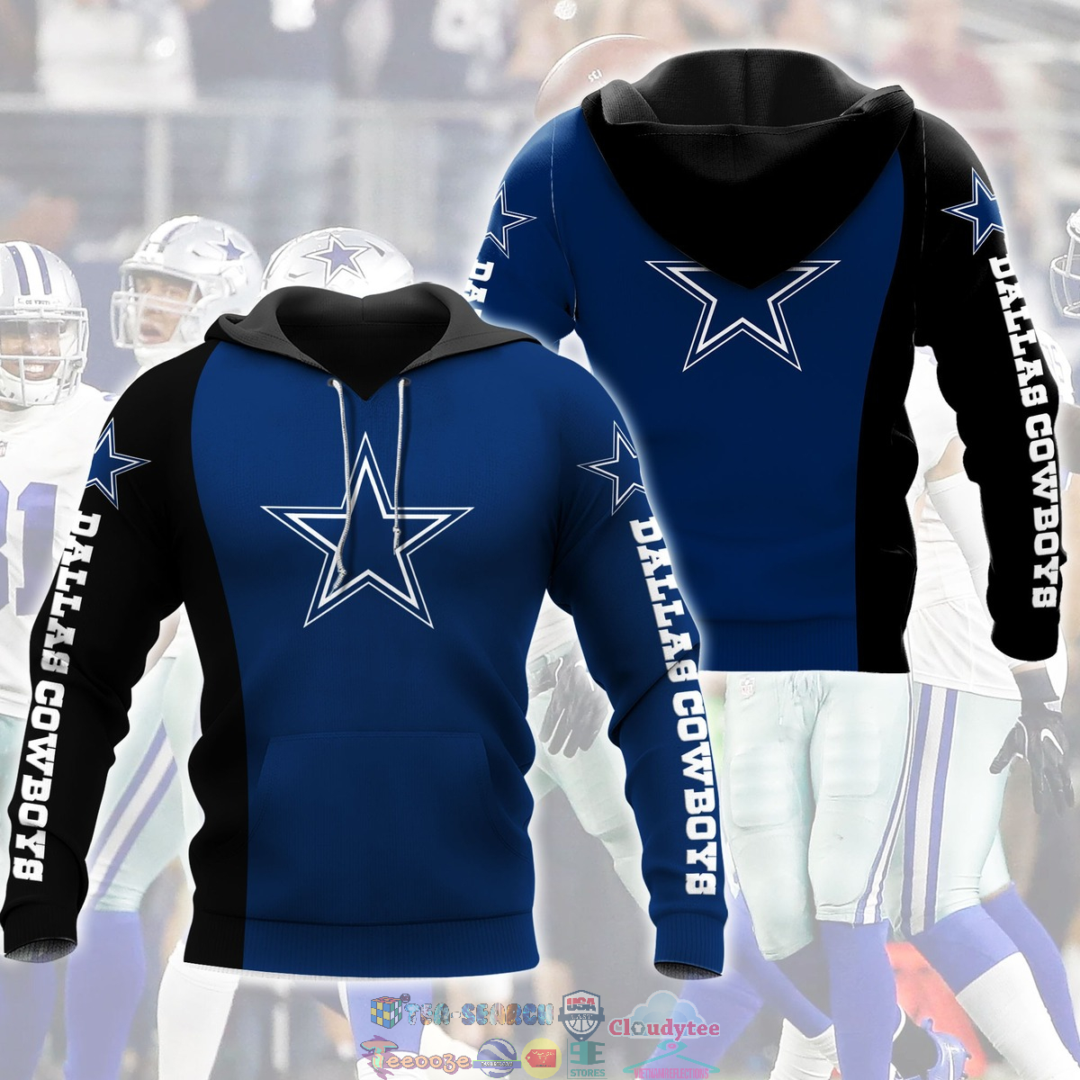 NFL Dallas Cowboys ver 2 3D hoodie and t-shirt – Saleoff