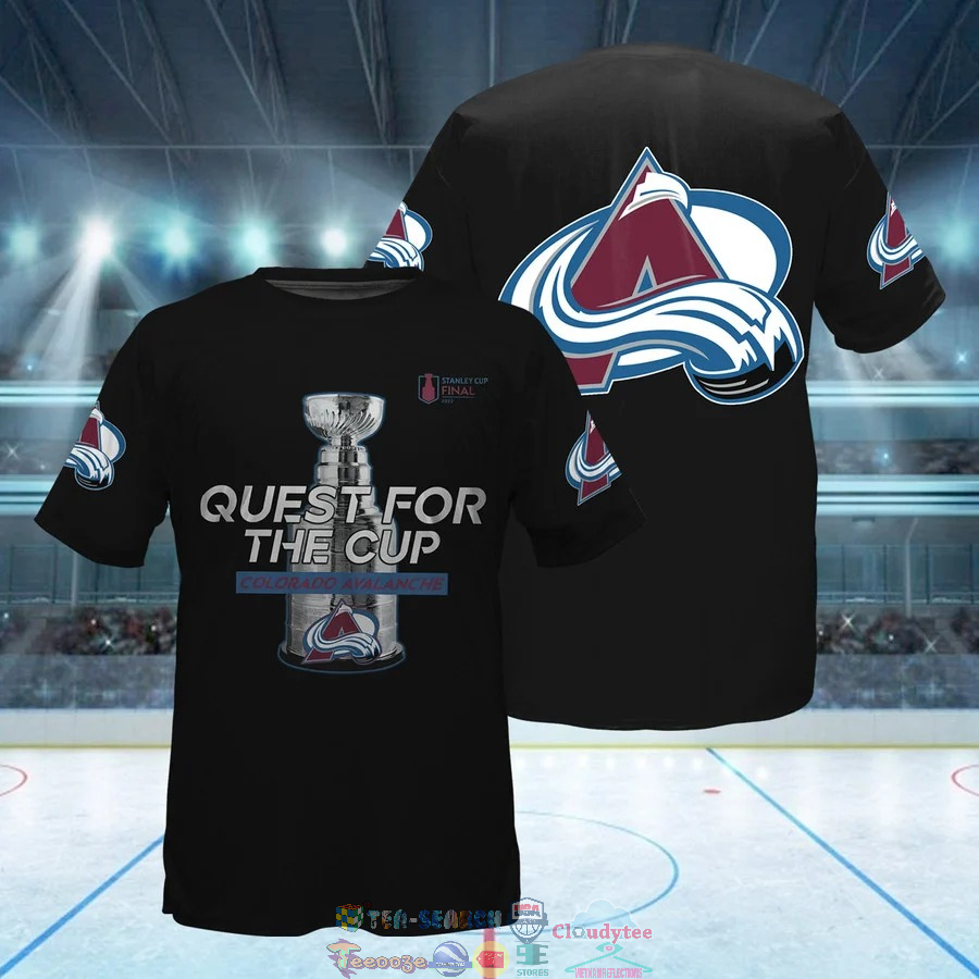 Colorado Avalanche Quest For The Cup 3D Shirt – Saleoff