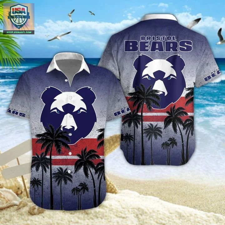 Bristol Bears Palm Tree Hawaiian Shirt – Usalast