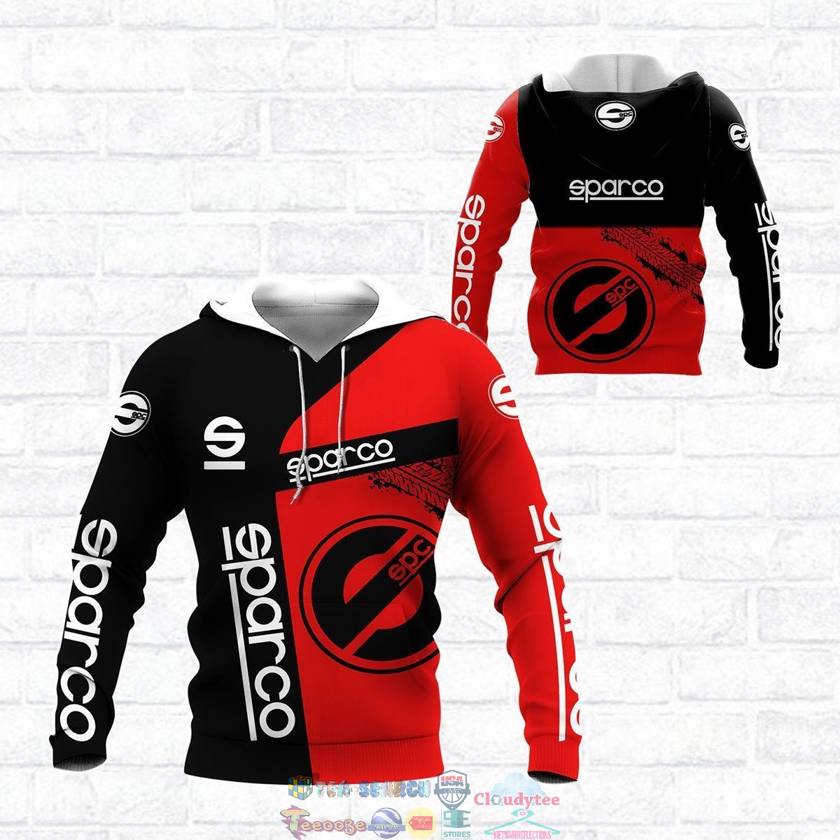Sparco ver 2 3D hoodie and t-shirt – Saleoff