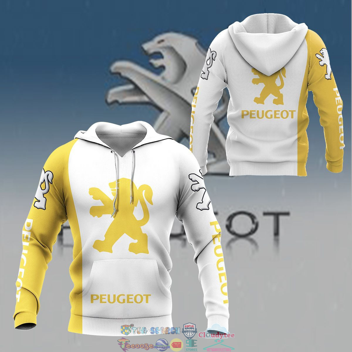 Peugeot ver 9 3D hoodie and t-shirt- Saleoff