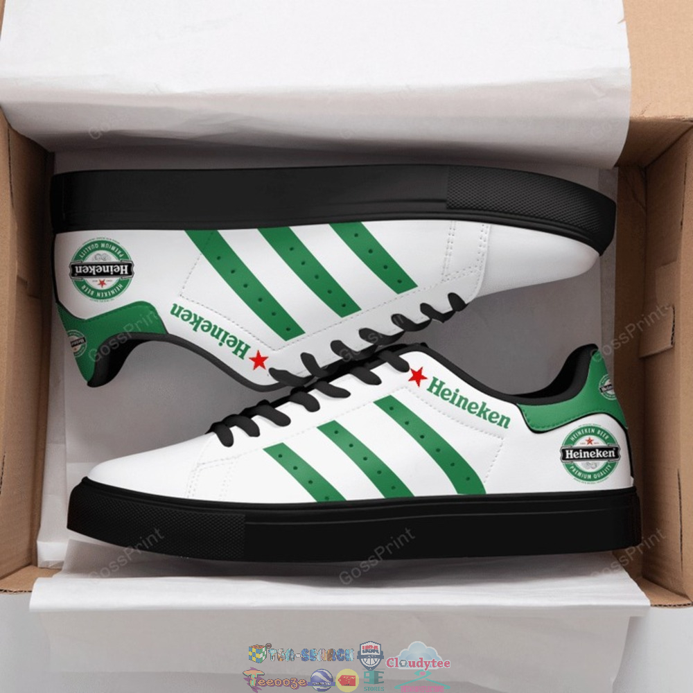 Heineken Green Stripes Style 1 Stan Smith Low Top Shoes – Saleoff