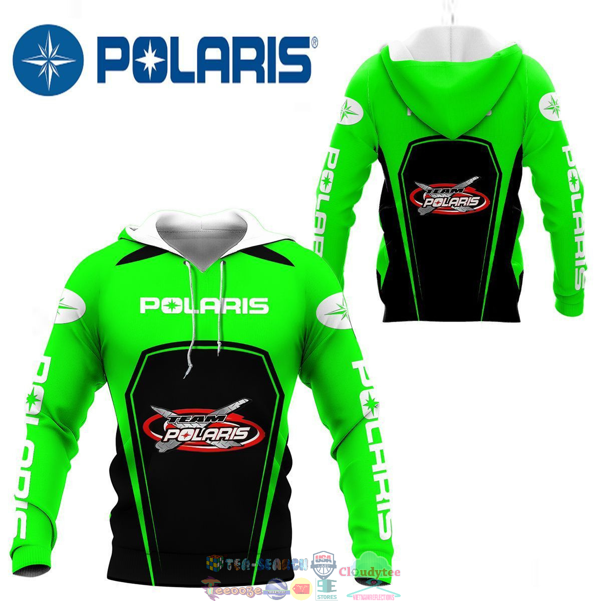 Polaris Racing Team ver 12 3D hoodie and t-shirt – Saleoff