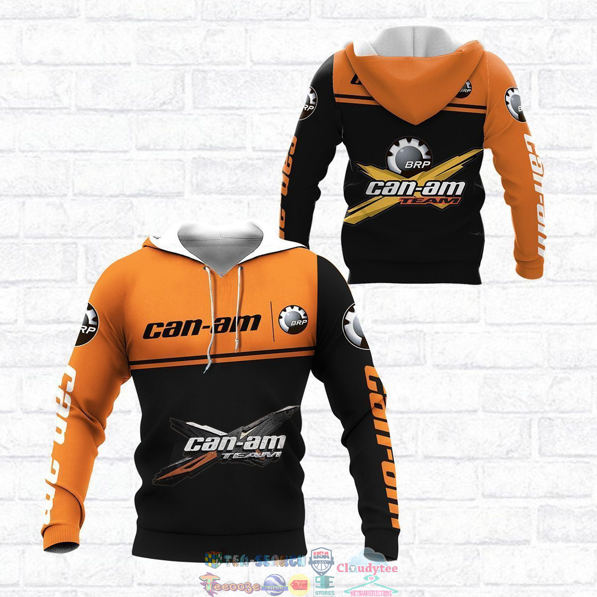Can-Am Team ver 2 3D hoodie and t-shirt- Saleoff