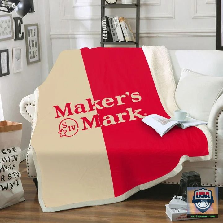 Maker’s Mark Whisky Soft Blanket, Woven Blanket – Usalast