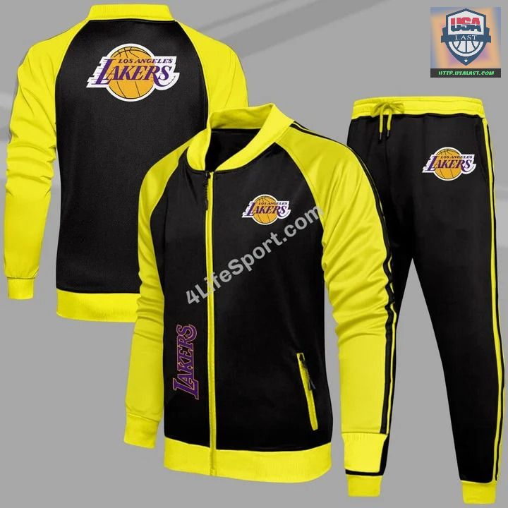 Los Angeles Lakers Sport Tracksuits 2 Piece Set – Usalast