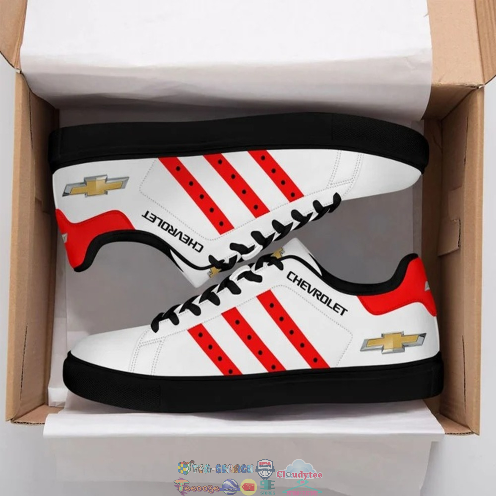 Chevrolet Red Stripes Stan Smith Low Top Shoes – Saleoff