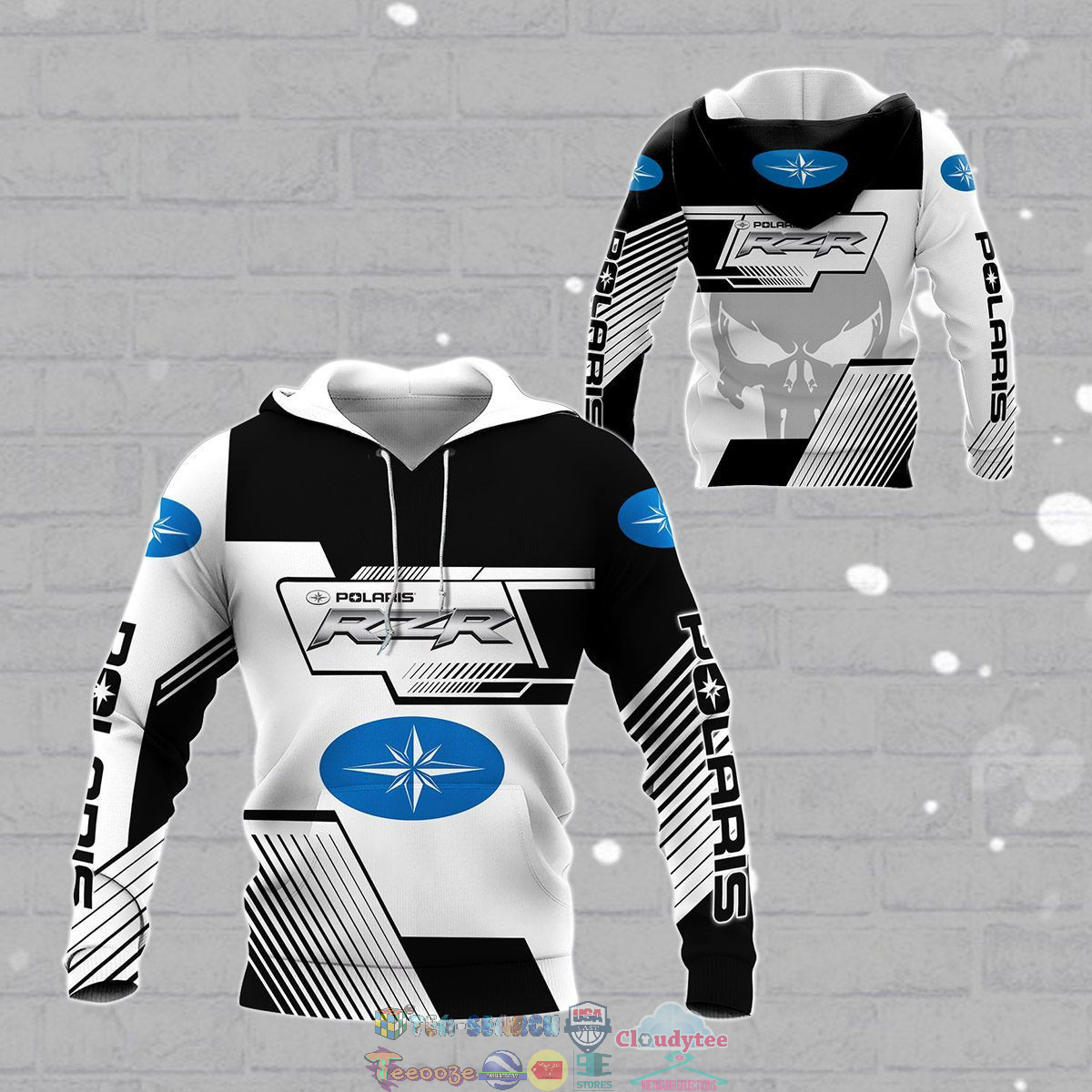 Polaris RZR Skull ver 5 3D hoodie and t-shirt – Saleoff