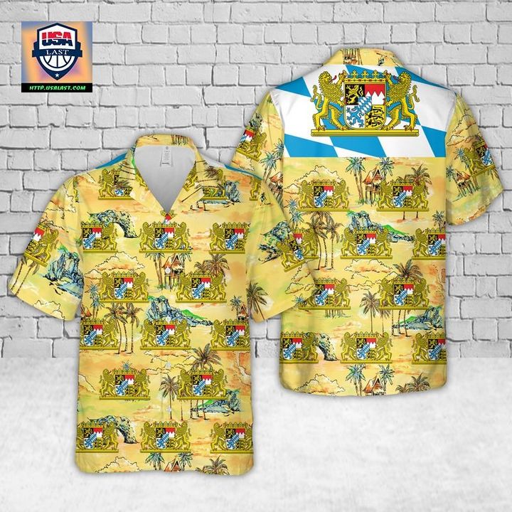 Germany Bavaria Hawaiian Shirt - I love how vibrant colors are in the picture.