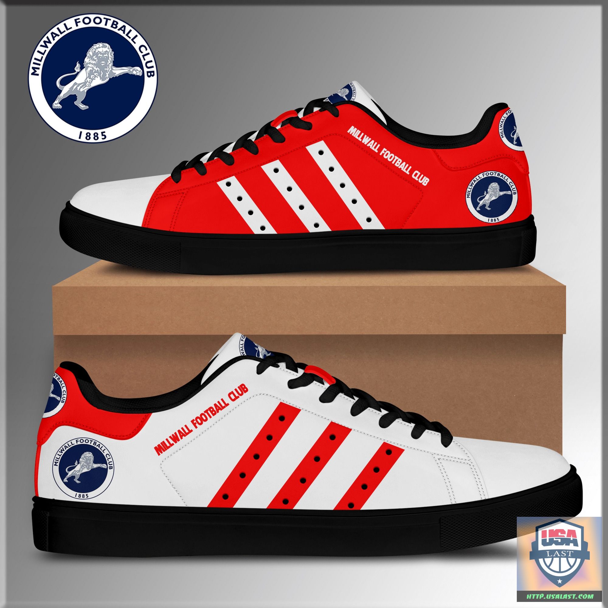 Millwall F.C Red White Stan Smith Shoes – Usalast
