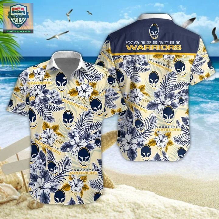 Worcester Warriors Tropical Flower Hawaiian Shirt – Usalast