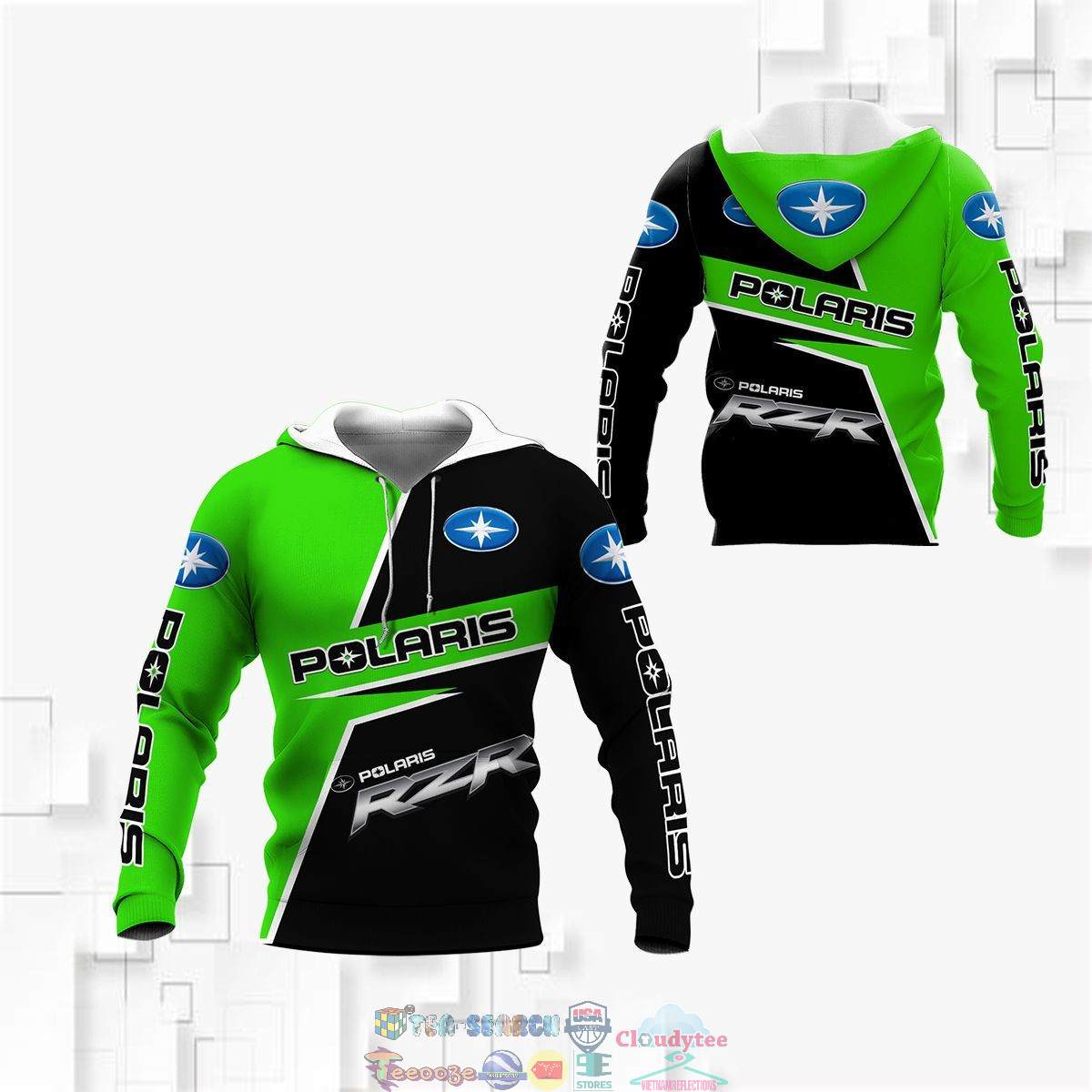 Polaris RZR Green 3D hoodie and t-shirt – Saleoff