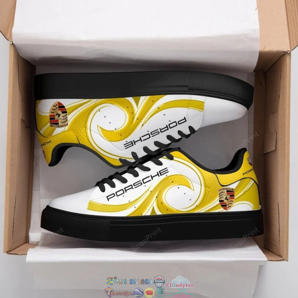 Porsche Yellow Wave Stan Smith Low Top Shoes – Saleoff