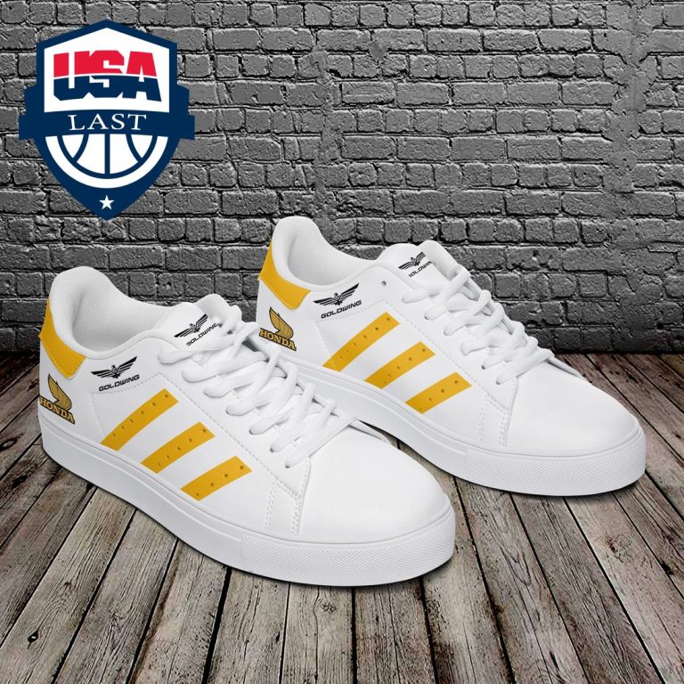 Honda Goldwing Yellow Stripes Stan Smith Low Top Shoes - You look lazy