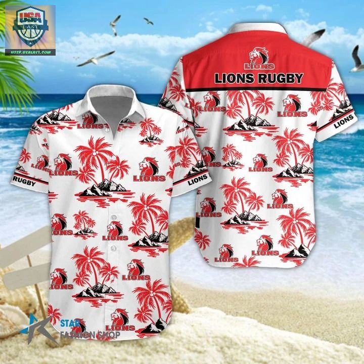 Lions Rugby Hawaiian Shirt Beach Short – Usalast