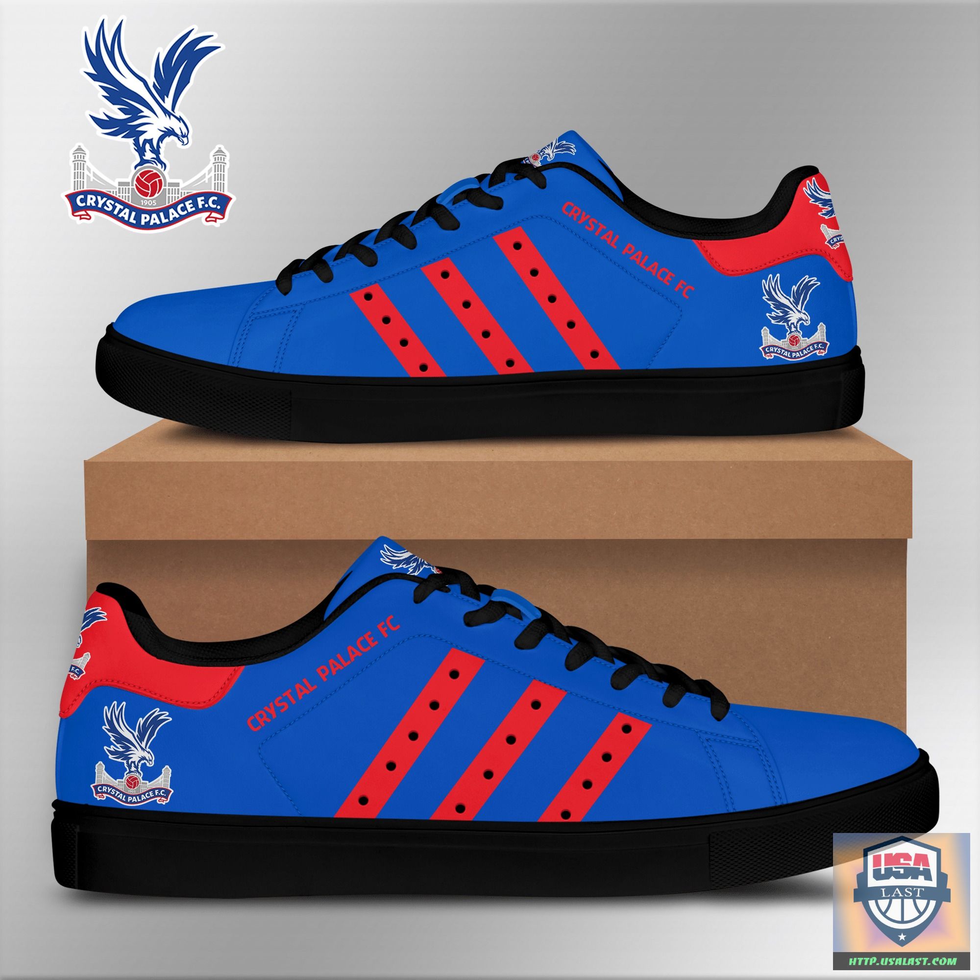 Crystal Palace F.C Skate Low Top Shoes Model 10 – Usalast