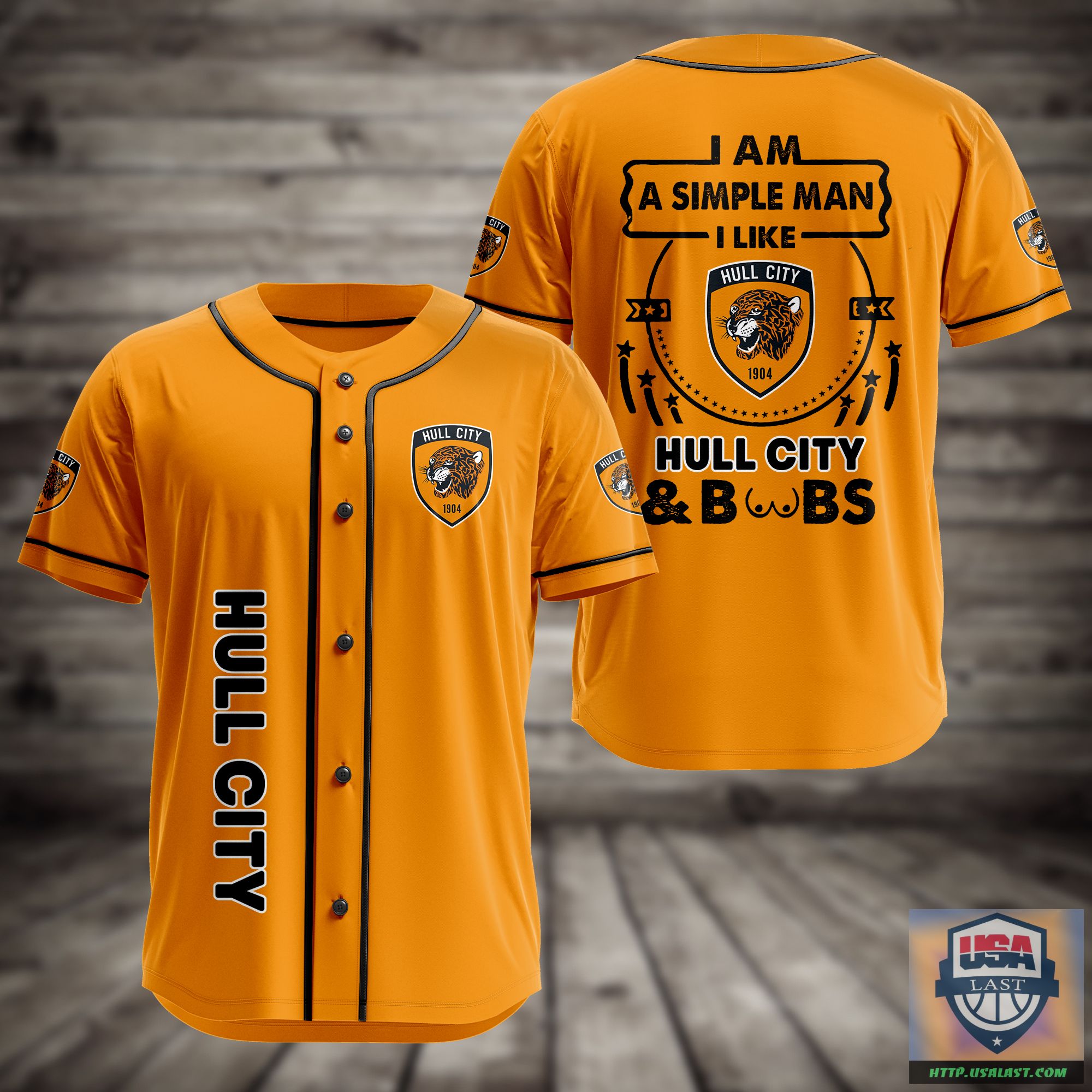 I Am Simple Man I Like Hull City And Boobs Baseball Jersey – Usalast