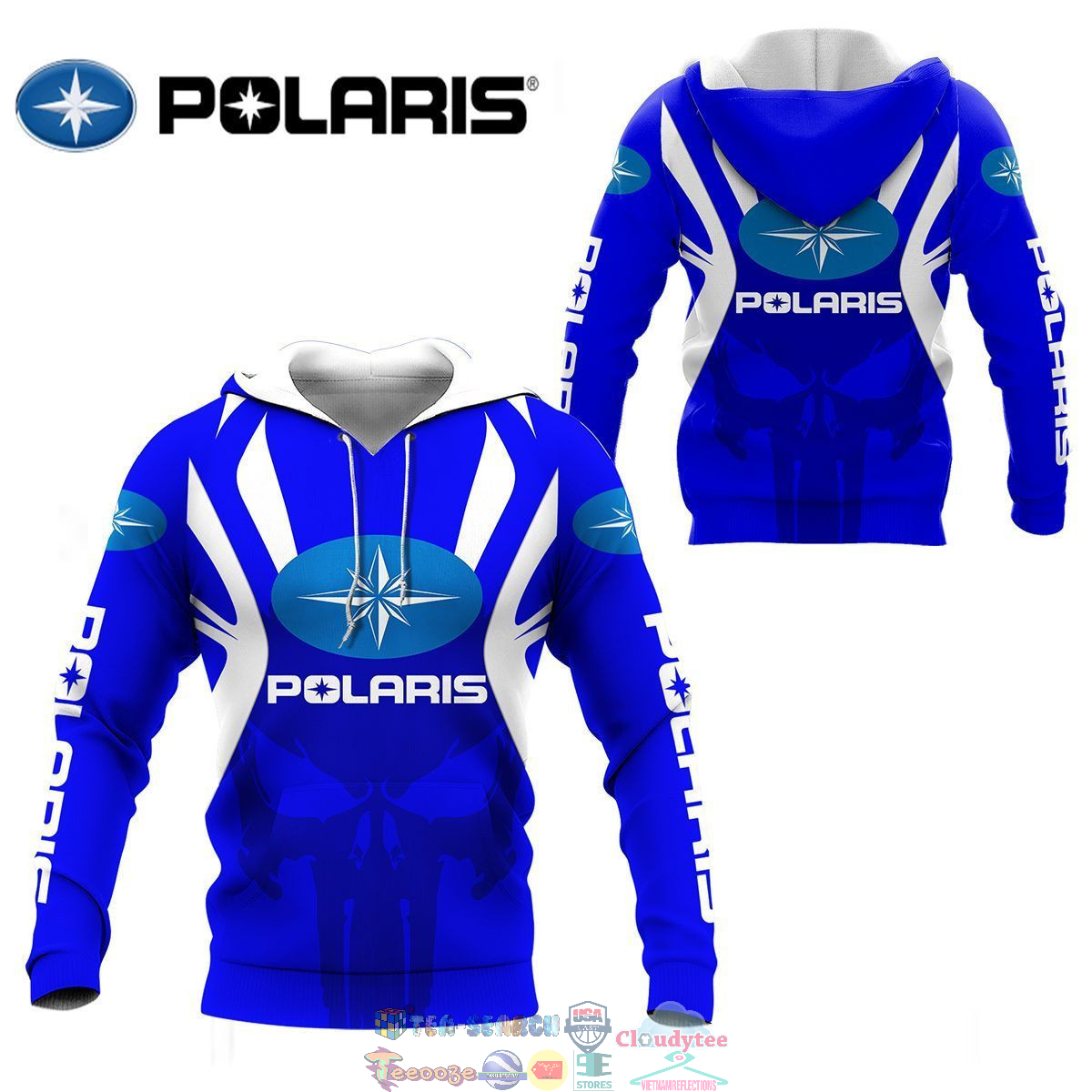 Polaris Skull ver 5 3D hoodie and t-shirt – Saleoff