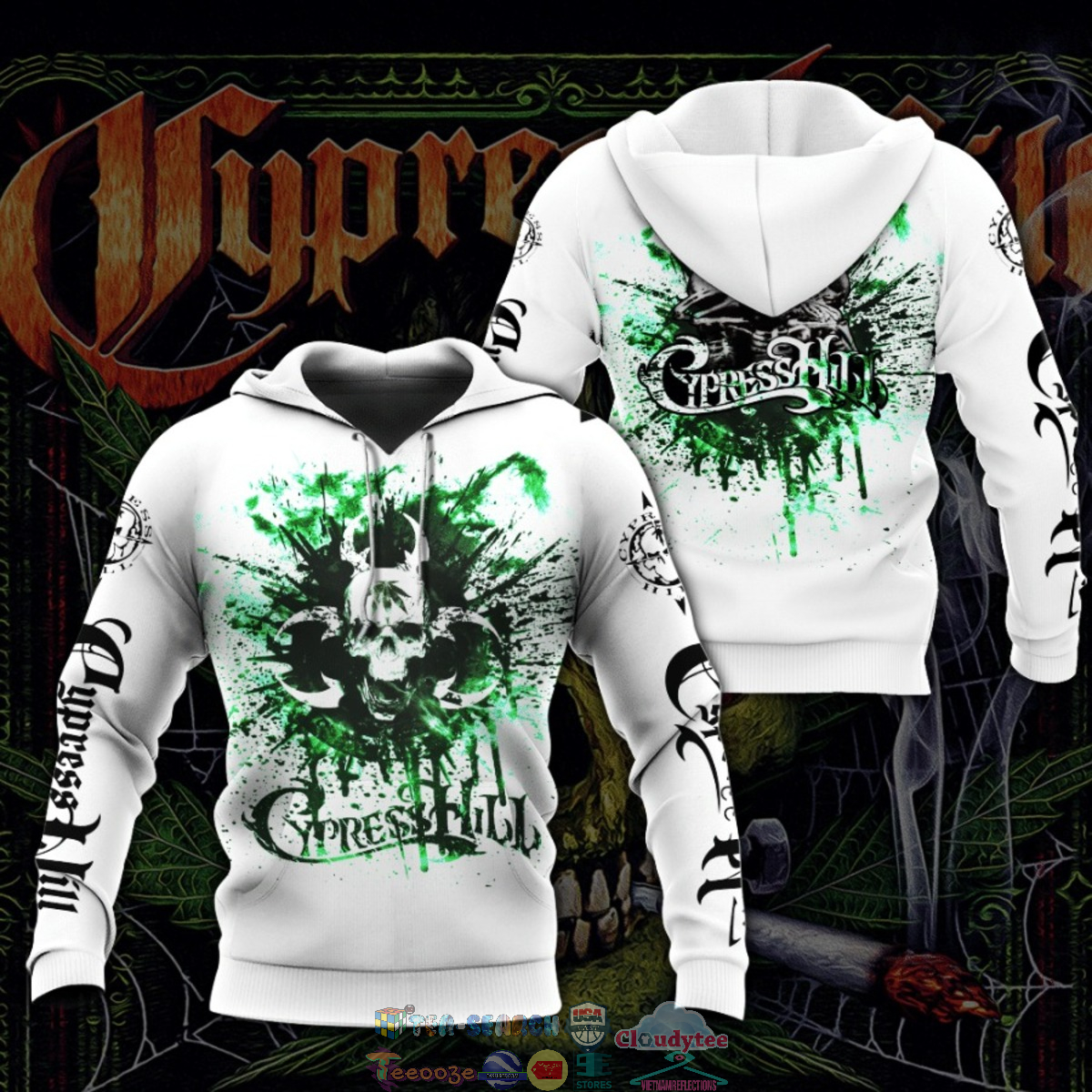 Cypress Hill ver 3 3D hoodie and t-shirt – Saleoff