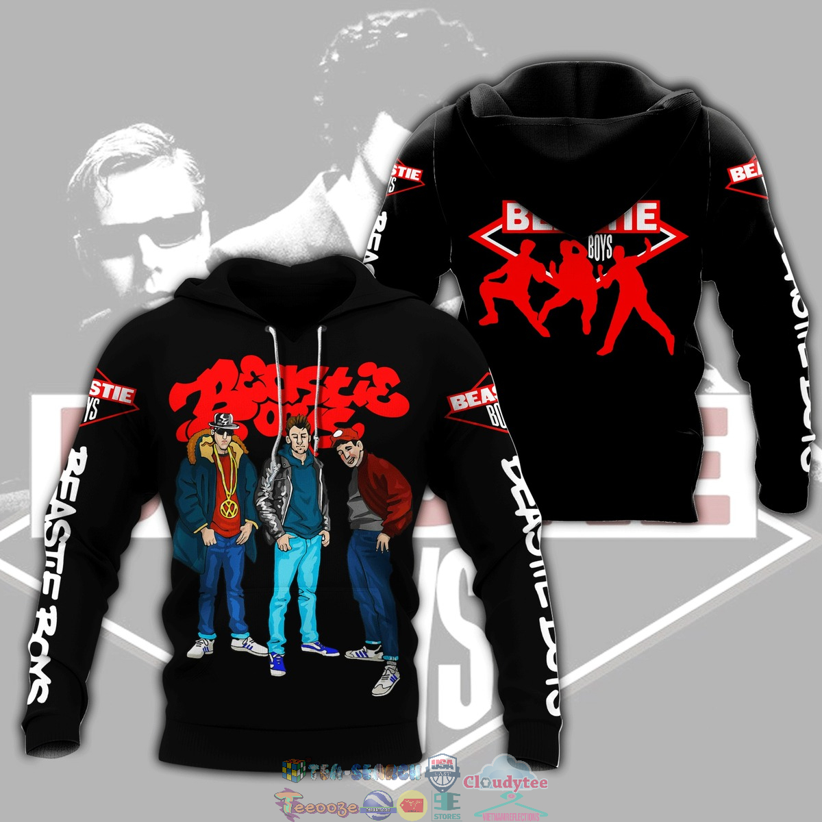 Beastie Boys Band ver 2 3D hoodie and t-shirt – Saleoff
