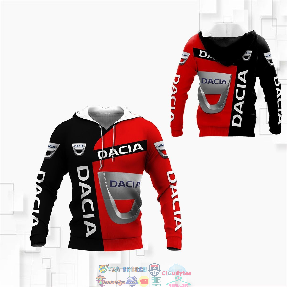 Automobile Dacia ver 1 3D hoodie and t-shirt – Saleoff