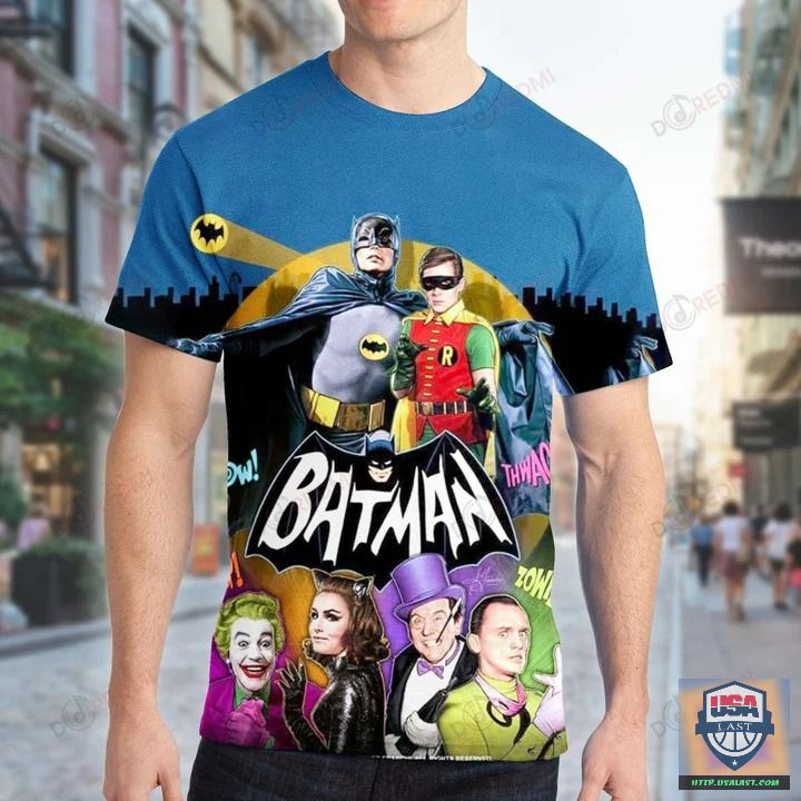 Batman Blue All Over Print Shirt – Usalast