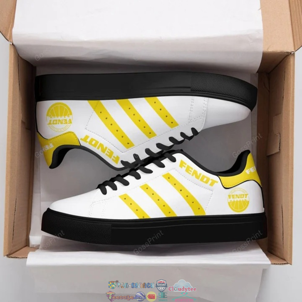Fendt Yellow Stripes Stan Smith Low Top Shoes – Saleoff