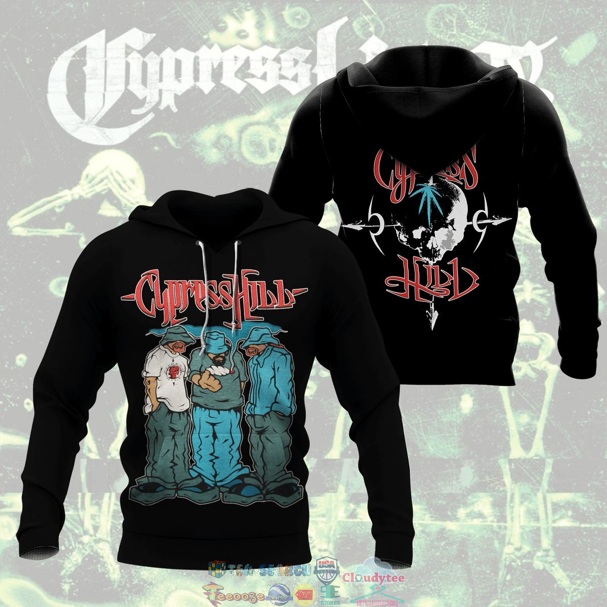 Cypress Hill ver 6 3D hoodie and t-shirt – Saleoff