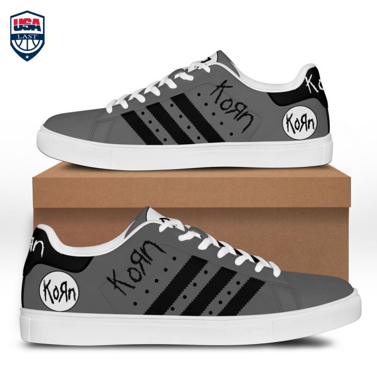 Korn Black Stripes Style 2 Stan Smith Low Top Shoes - Cool DP