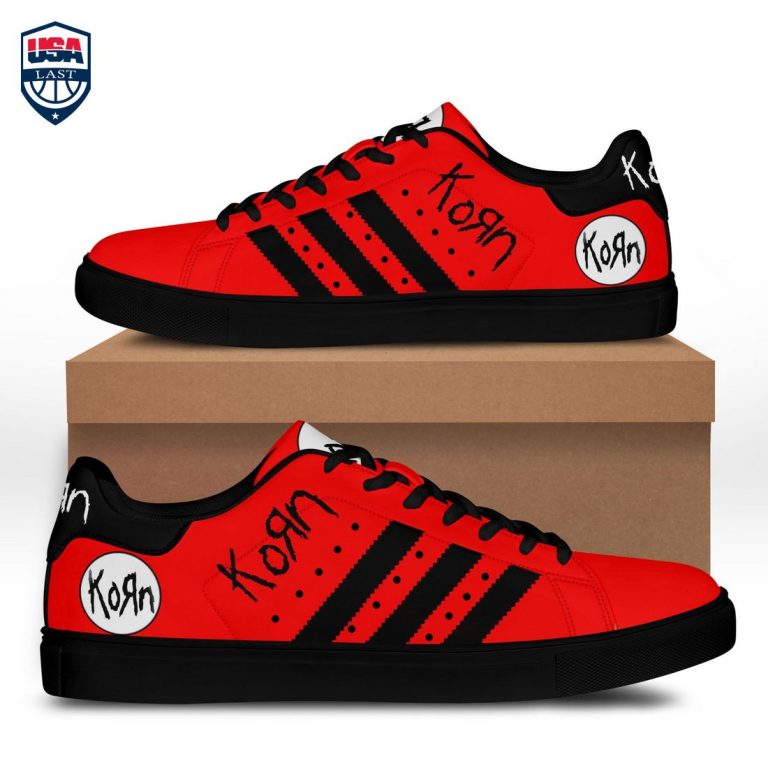 Korn Black Stripes Style 3 Stan Smith Low Top Shoes - My friends!