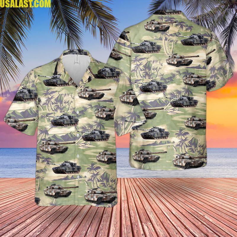 British Army Chieftain Main Battle Tank Unisex Hawaiian Shirt – Usalast