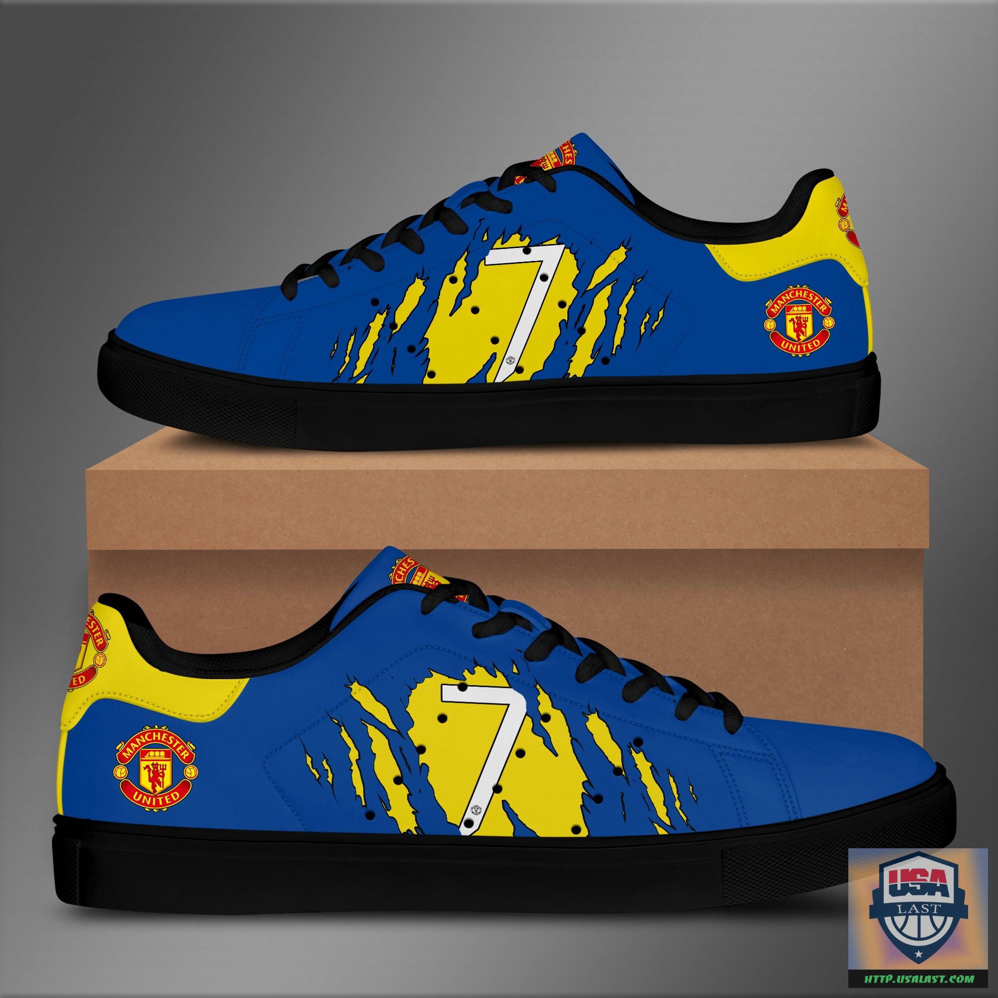 Manchester United Cr7 Blue Stan Smith Shoes – Usalast